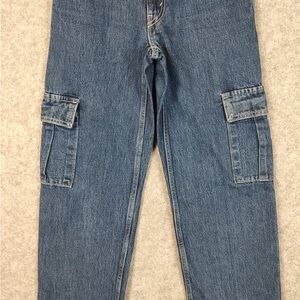 Levi Silver Tab Jeans 24x31 Baggy Y2K 94 Cargo Mid Rise